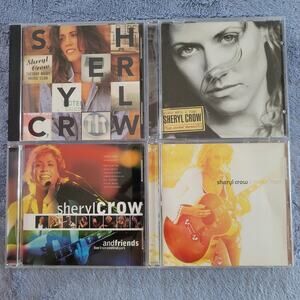 Sheryl Crow 4 CDs Lot -Tuesday Night Music Club, Globe Sessions,  Live, VG+